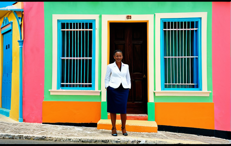 앤티가 바부다 이민 및 비자 - Businesswoman in Antigua**

"A professional businesswoman in a modest business suit, standing in fro...